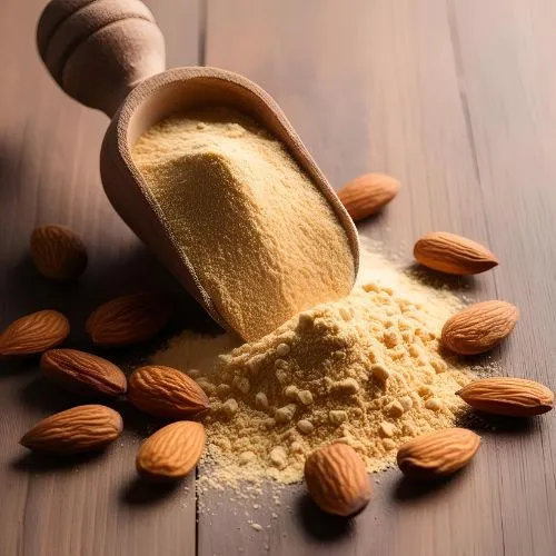 How much protein in a cup of almonds?